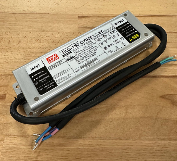 Mean Well ELG-150-C700B-3Y 150W 700MA 3 in 1 Dimming LED Driver - LED Spares