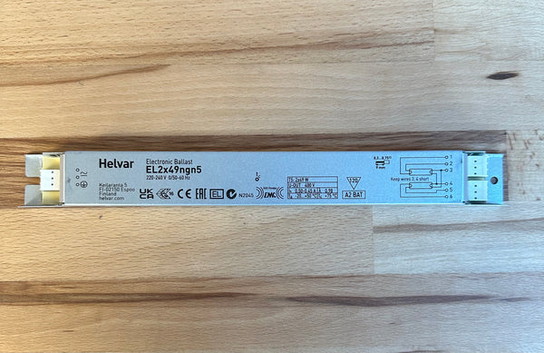 Helvar EL2x49NGN5 2 X 49W T5 HF Ballast - LED Spares