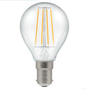 Crompton 7222 - LED Round Filament Golf Ball - Dimmable 5W 2700K - SBC-B15d - LED Spares