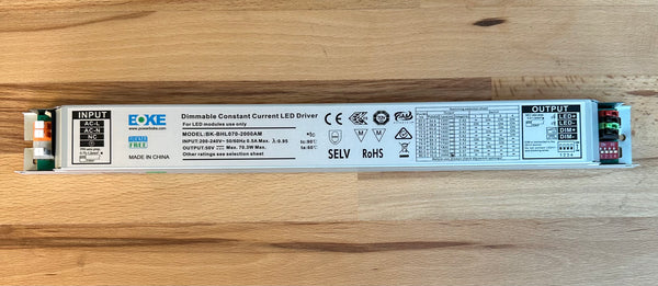 BOKE BK-BHL070-2000AM 63-80W 1-10V & PWM Dimmable Linear LED Driver - LED Spares