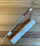 One-Lux NCD34SS/JST2 4Ah 3 Cell 3.6V Emergency Battery Stick c/w Leads + JST Connector - LED Spares