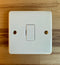 Knightsbridge CU6000-3A White Curved Edge 13A Unswitched Fused Connection Unit 3A Fuse Fitted - LED Spares