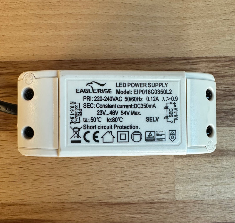 Eaglerise EIP016C0350L2 16W 350mA LED Driver 23-46V - LED Spares