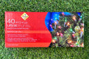 40 Multi-Action Ultrabrights Multi-Coloured Christmas Fairy Lights - LED Spares