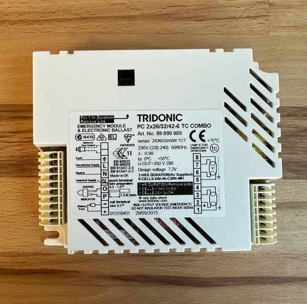 Tridonic 89899989 PC 2x26/32/42-6 TC COMBO - LED Spares