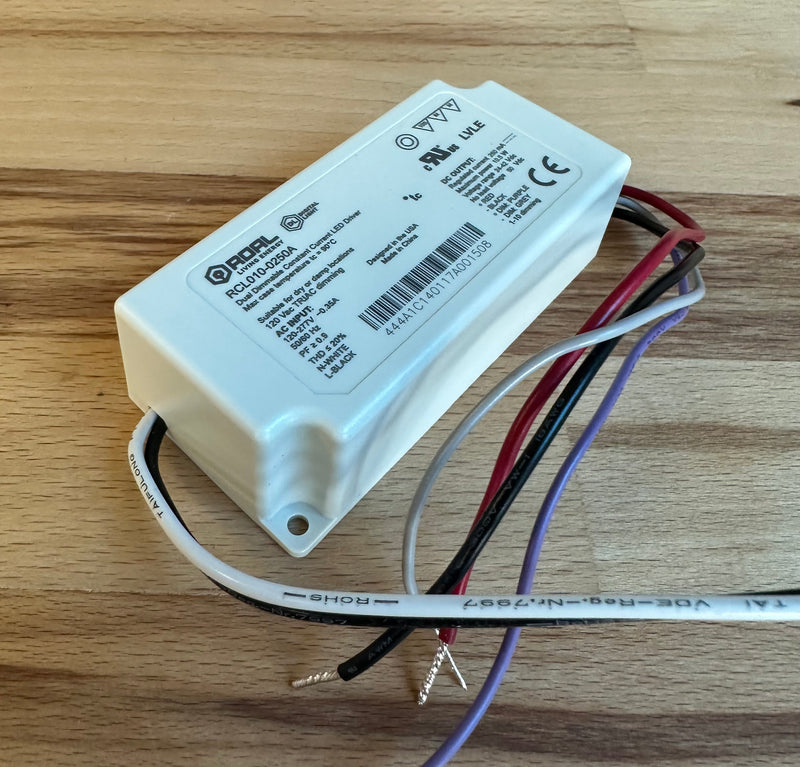 EFORE - ROAL - RCL010-0250A Triac or 0-10V 10.5W 250mA Dimmable LED Driver - LED Spares