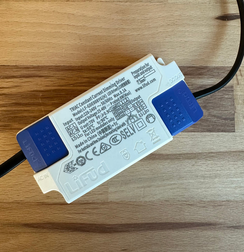 Lifud LF-GDE008YG 8W 135-200mA Triac Dimmable LED Driver 25-40V - LED Spares