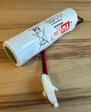 Yuasa 2DH4-0LA4 2 Cell 2.4V 4Ah Battery Stick With Leads & AMP Connector - LED Spares