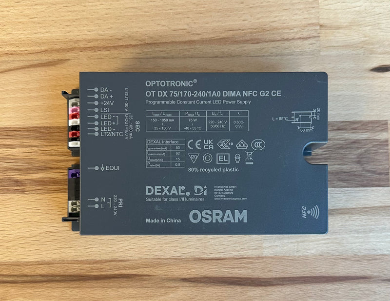 Osram Led Module Inventronics Osram - Inventronics - OT DX 75/170-240/1A0 DIMA NFC G2 CE - DALI LED ...