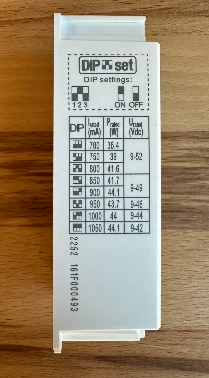 PDCX-44-700-1050 DALI-2 36.4-44.1W 9-52V DALI2 LED Driver - LED Spares