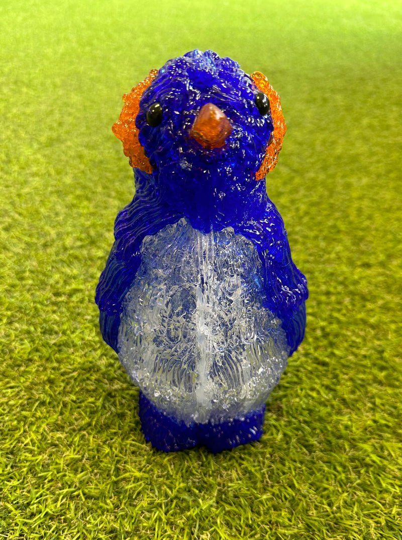 22cm Acrylic Christmas Penguin - Indoor 16 White LEDs & Timer - LED Spares