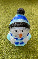 24cm Acrylic Christmas Snowman - Outdoor/Indoor 20 LED Battery Scarf/Hat & Timer - LED Spares