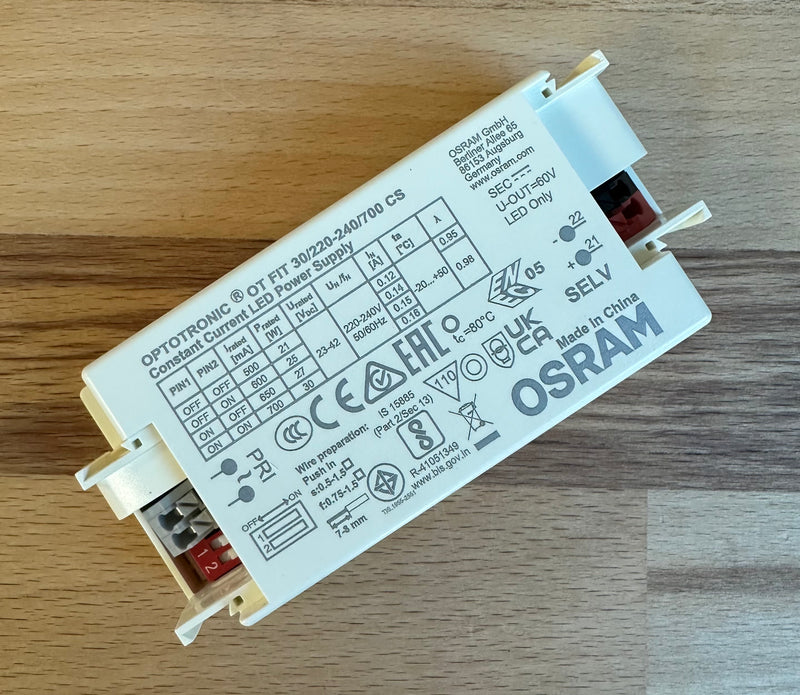 Osram Optotronic OT FIT 30/220-240/700 CS LED Driver - LED Spares