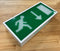 Emergency LED exit sign luminaire LEDSWEXLED/230-110-A 230V Mains - 110V Central Battery arrow down -LED Spares