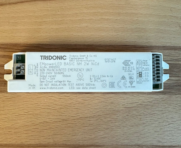 Tridonic 89800553 EM powerLED BASIC NM 2W NiCd - LED Spares