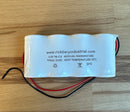 BSS4D-55 4.8V 4AH NICD SIDE BY SIDE BATTERY - LED Spares