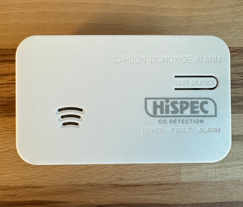 Hispec HSA/BC/10 Battery 10-year Lithium Battery Carbon Monoxide Detector Alarm - LED Spares