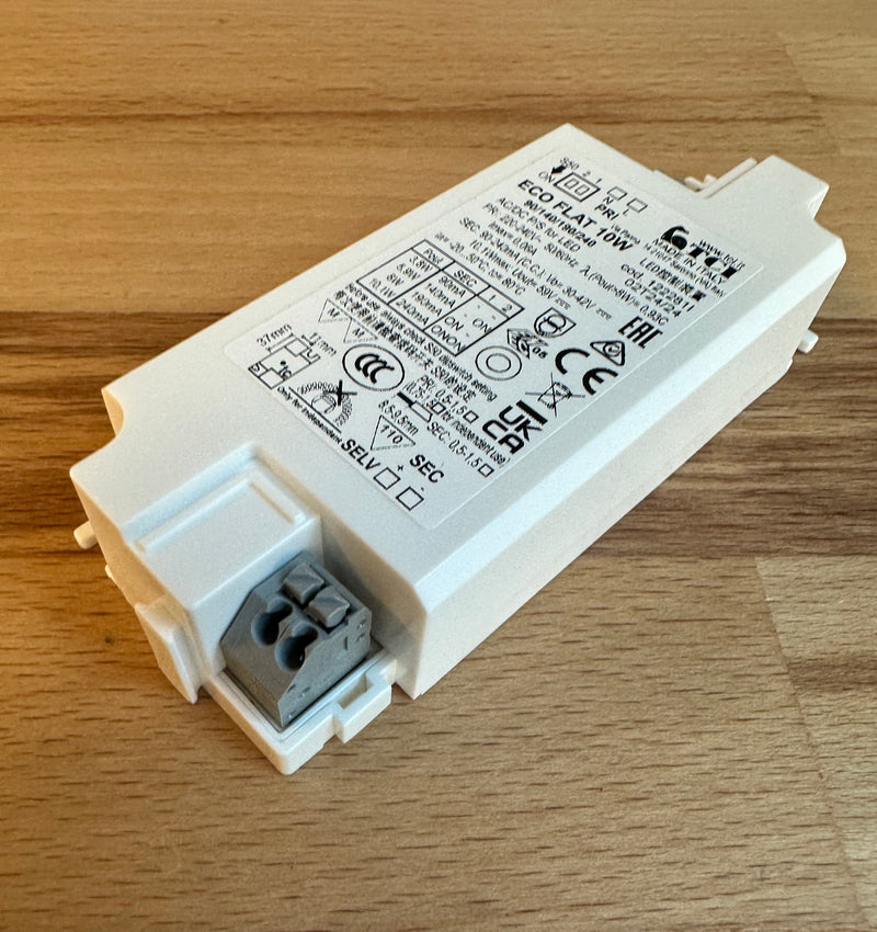 TCI 122281l ECO FLAT 10W 90/140/190/240 3.8-10.1W 30-42V LED Driver - LED Spares