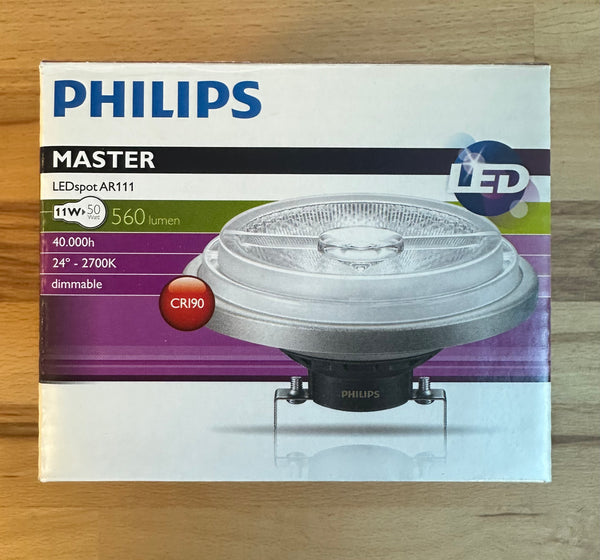 Philips MAS LEDspotLV D 11-50W 927 AR111 24D - 929001169802 - LED Spares