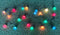 Vintage Yuletide Nostalgia 20 Gift Box Christmas Lights Multi-Coloured Bulbs - LED Spares