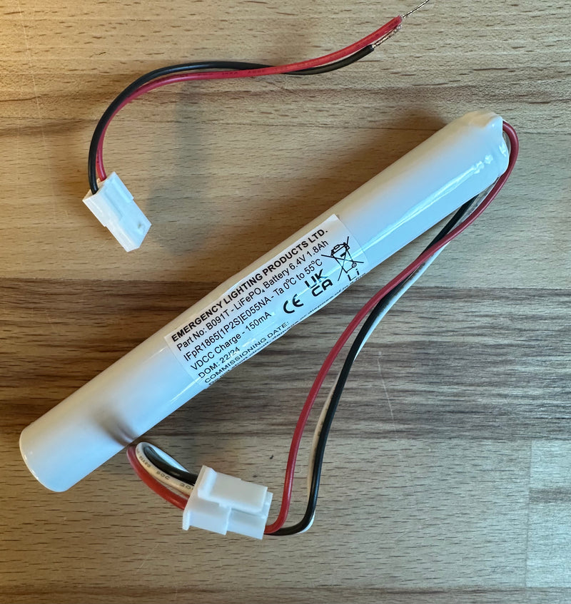 ELP B091T 6.4V 1.8Ah LiFePO4 Battery Stick - LED Spares