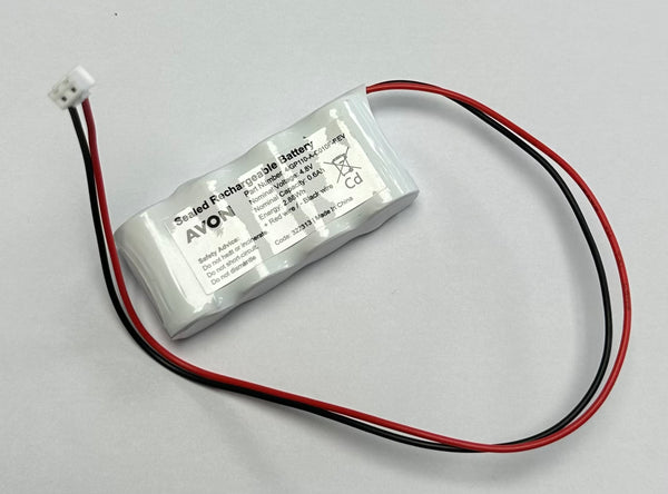 BSS4-2/3A-600MA-NICD-CON 4 Cell Side By Side 600mA Battery With Connector - 33091 - LED Spares