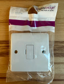 Knightsbridge CU6000-3A White Curved Edge 13A Unswitched Fused Connection Unit 3A Fuse Fitted - LED Spares