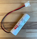 Yuasa 2DH4-0LA4 2 Cell 2.4V 4Ah Battery Stick With Leads & AMP Connector - LED Spares