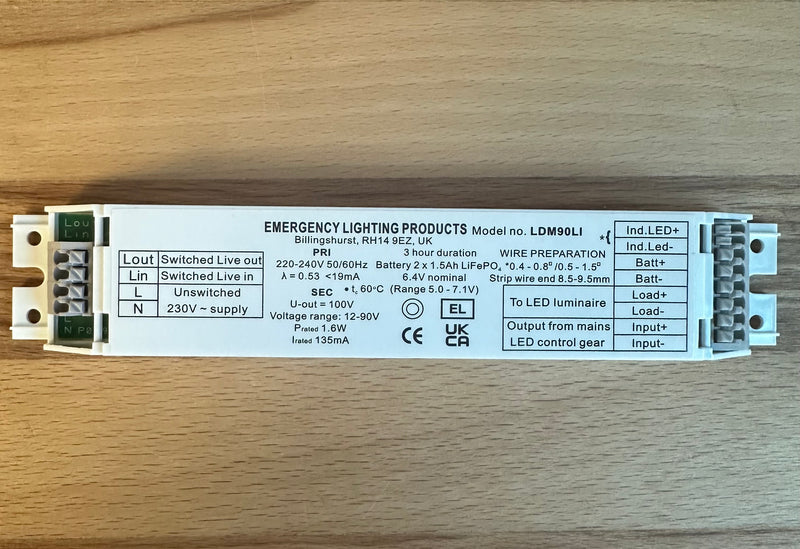 ELP LDM90LI 12-90V LED Emergency Inverter - LED Spares