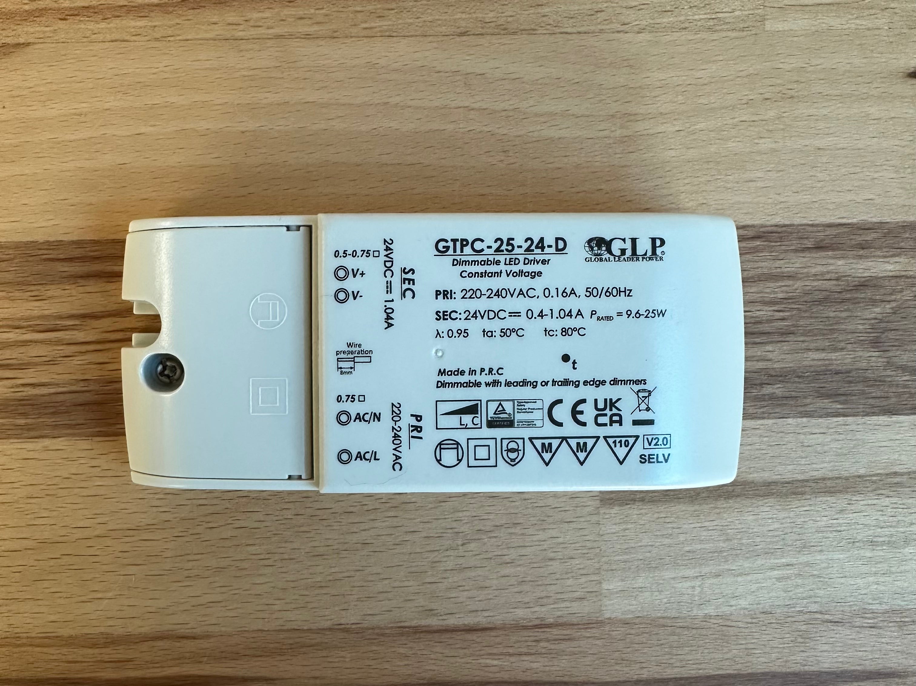 GLP CV 24V 80W Plastové Pouzdro DALI II SELV LED Driver GTPC 80 24 S DA Ii Selv Led Driver Gtpc 80 24 S Da 16134068797