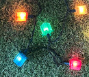 Vintage Yuletide Nostalgia 20 Gift Box Christmas Lights Multi-Coloured Bulbs - LED Spares