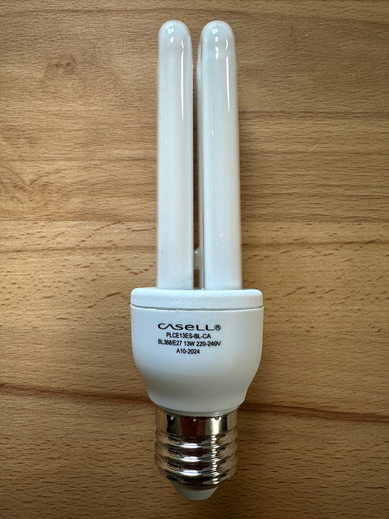 240V 13W E27 Blacklight 368nm Flykiller Lamp - PLCE13ES-BL-CA - LED Spares