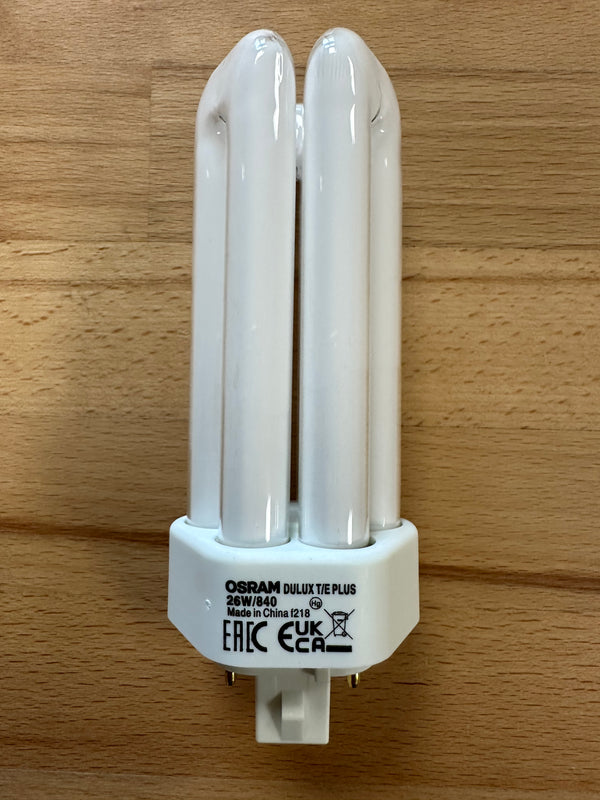 Ledvance Osram DULUX T/E PLUS 26W/840 Gx24Q-3 4000K PL-T Lamp 4050300342283 - LED Spares