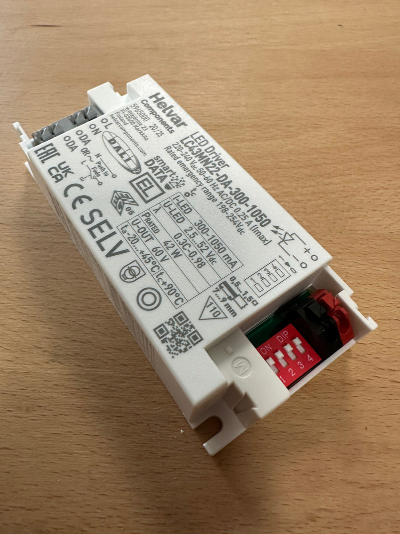 Helvar LC43MN22-DA-300-1050 - 5944095 - LED Spares