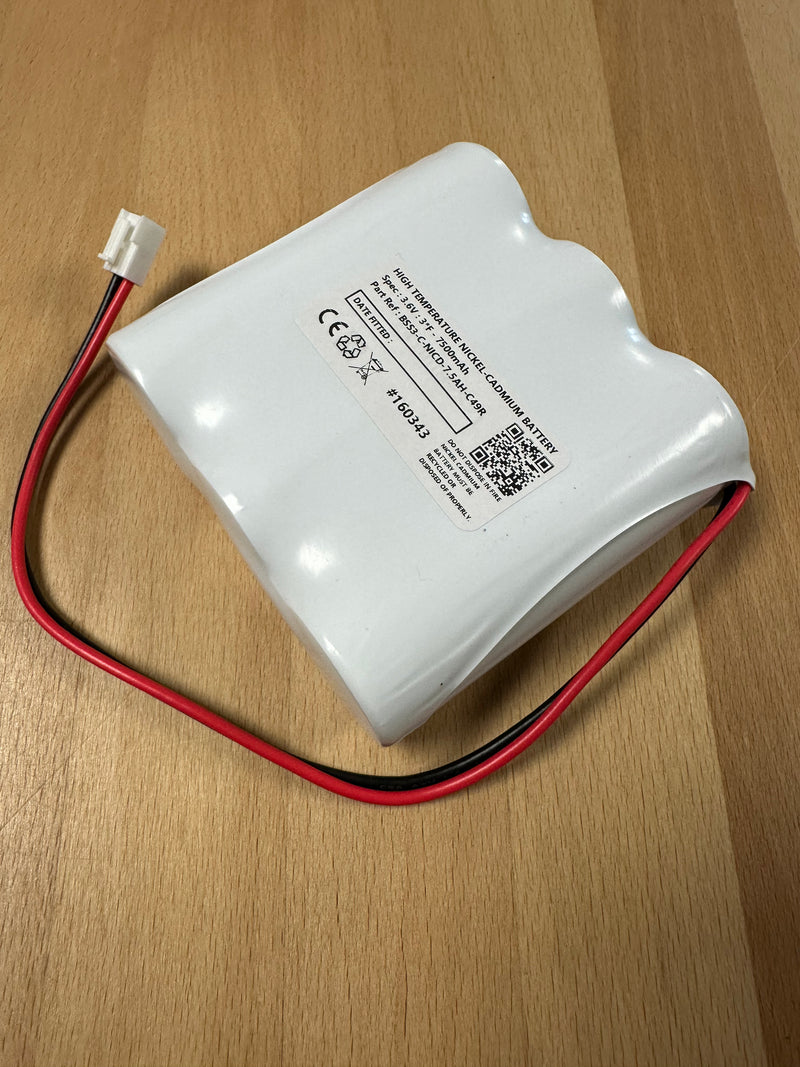 BSS3-C-NICD-7.5AH NICD 3.6V 7.5AH Side By Side Emergency Lighting Battery - LED Spares