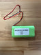 EP3556 BST2X2-SC-3AH-NIMH 4.8V 2Ah Sub C Dual in Line Battery C/W Leads & Connector - LED Spares
