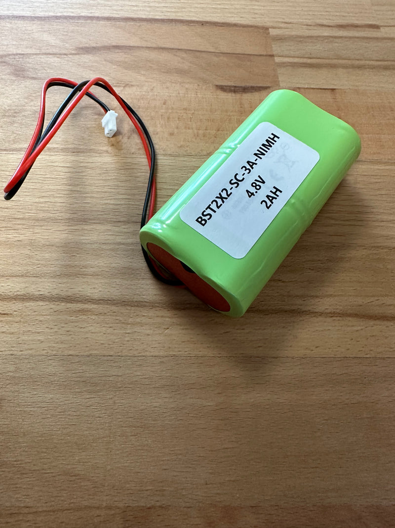 EP3556 BST2X2-SC-3AH-NIMH 4.8V 2Ah Sub C Dual in Line Battery C/W Leads & Connector - LED Spares