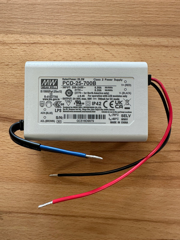 PCD25 Meanwell as LED-Powersupply dimmable PCD25 Meanwell as LED-Powersupply dimmable