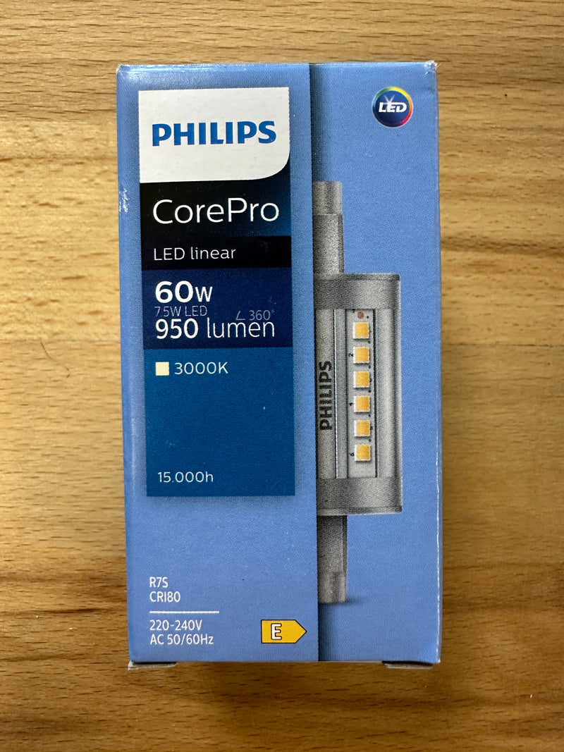 Philips Corepro LED Linear R7s 7.5W=60W 950lm Warm White - LED Spares