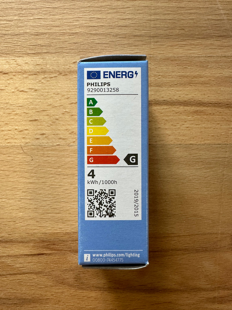 Philips CorePro 3.2W=25W LED T25 Lamp E14 250lm Warm White