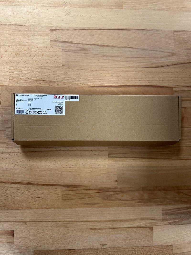 GEMC-100-24-DA 100W 24V 4.17A IP67 DALI2 - Push Dim Dimmable LED Driver - LED Spares