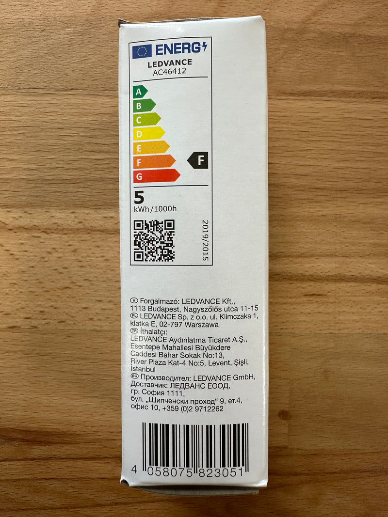 Ledvance DULUX LED D10 EM &amp; AC MAINS V 5W 830 G24D-1 - 10W CFL 2 Pin LED Replacement - LED Spares