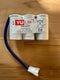 Yuasa 3DH4-0LAP3 3 D Cell 3.6V Side by Side c/w AMP Connector and Base Plate - LED Spares