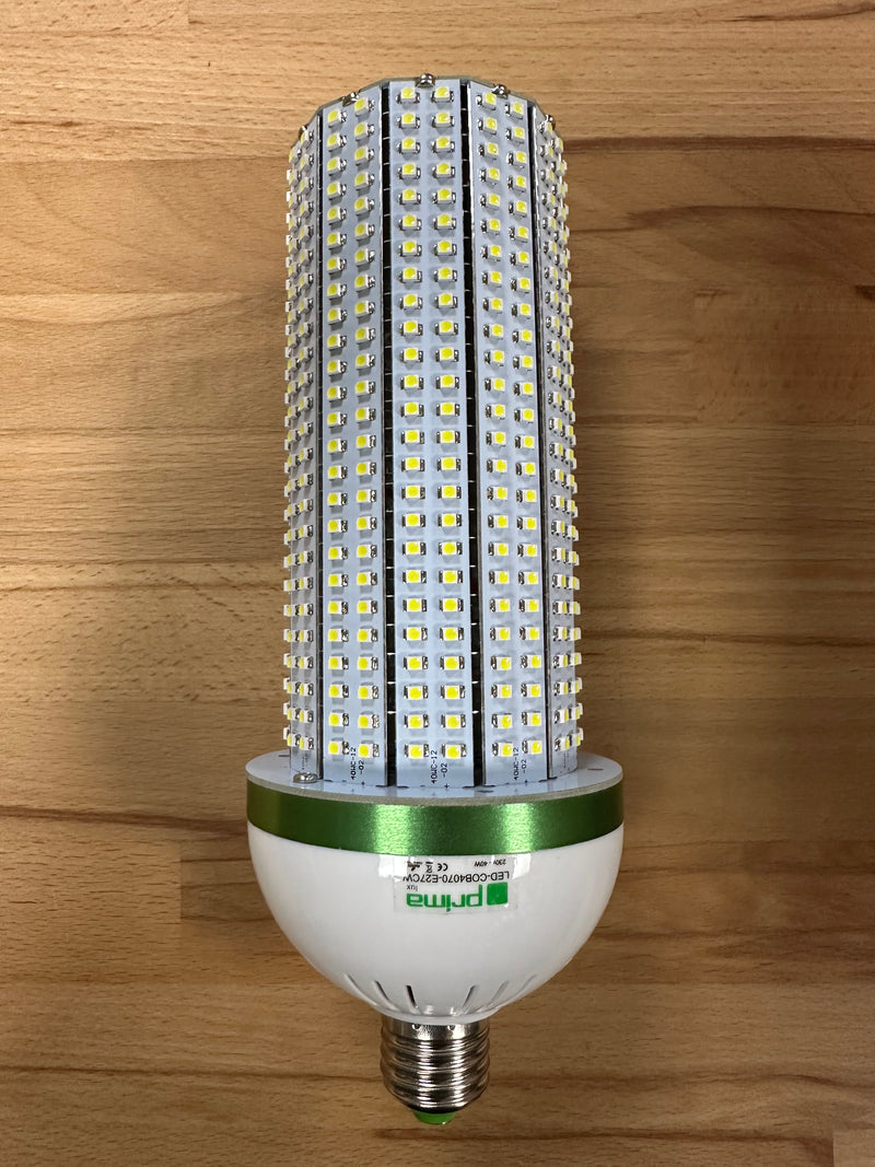 40W E27 LED Corn Lamp (IP20) 6000K - LED-COB4070-E27CW - LED Spares