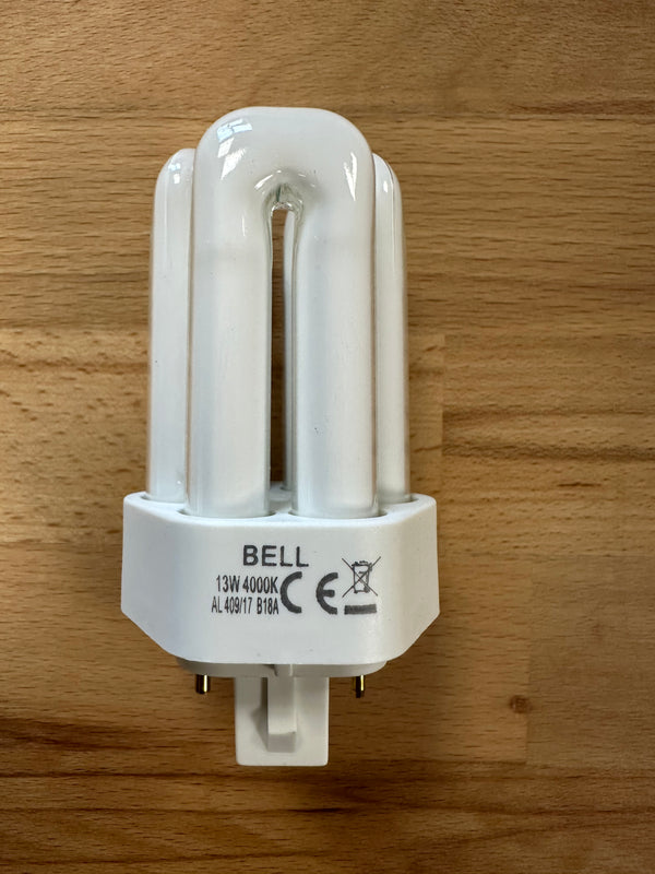 BELL 13W GX24q-1 4 Pin Compact Fluorescent BLT Lamp 4000K - 04166 - LED Spares