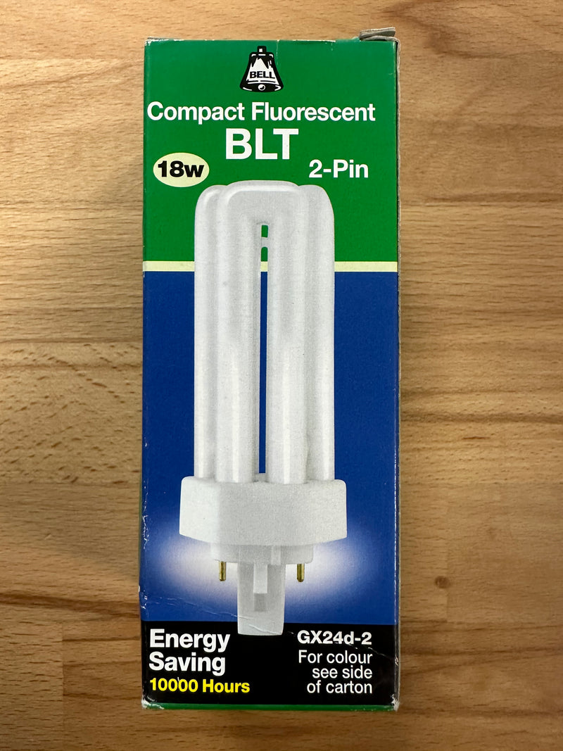BELL 18W GX24d-2 2 Pin Compact Fluorescent BLT Lamp 3500K - 04266 - LED Spares
