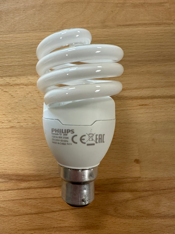 Philips Tornado T2 20W Warm White B22 Lamp - LED Spares