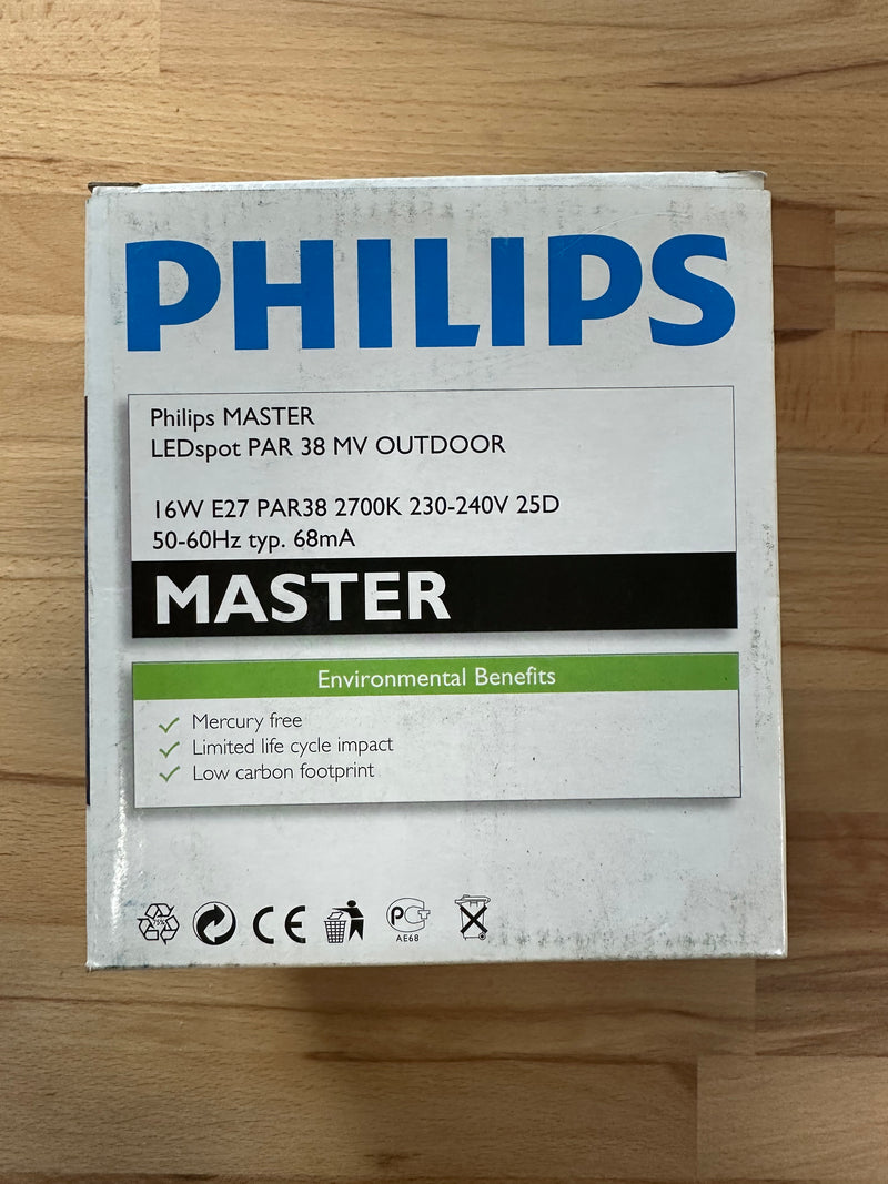 Philips MASTER LEDspot 16W 2700K 230V PAR38 OD - LED Spares