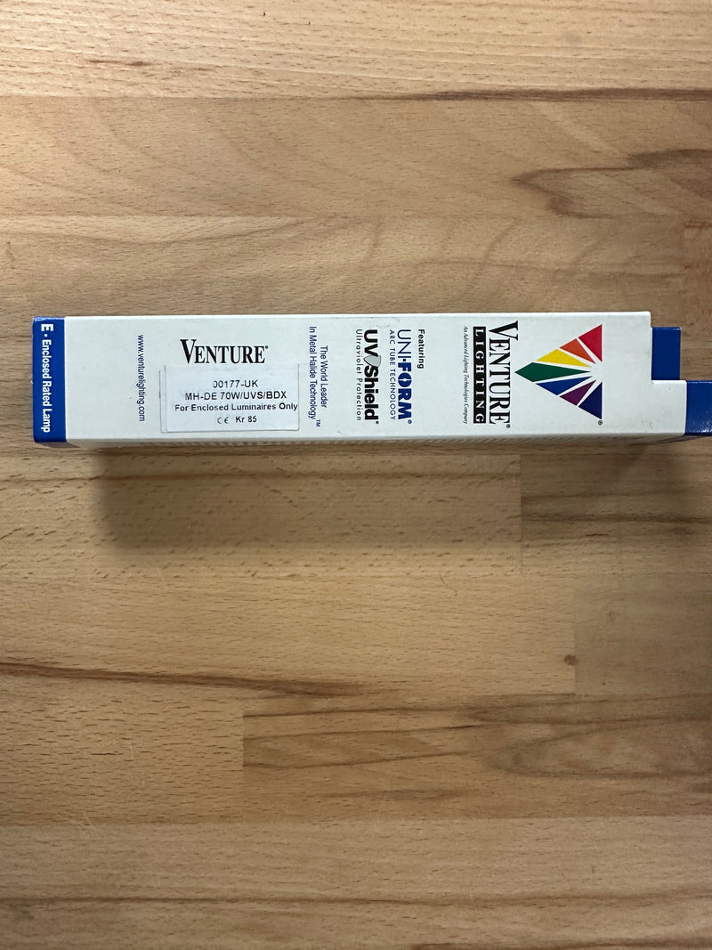 Venture 00177 70W MH-DE UVS/BDX Blue Double Ended Metal Halide Lamp - LED Spares