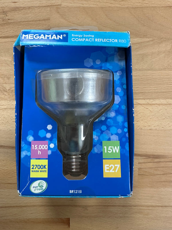 Megaman Enery Saving Compact Reflector R80 15W E27 2700K - LED Spares